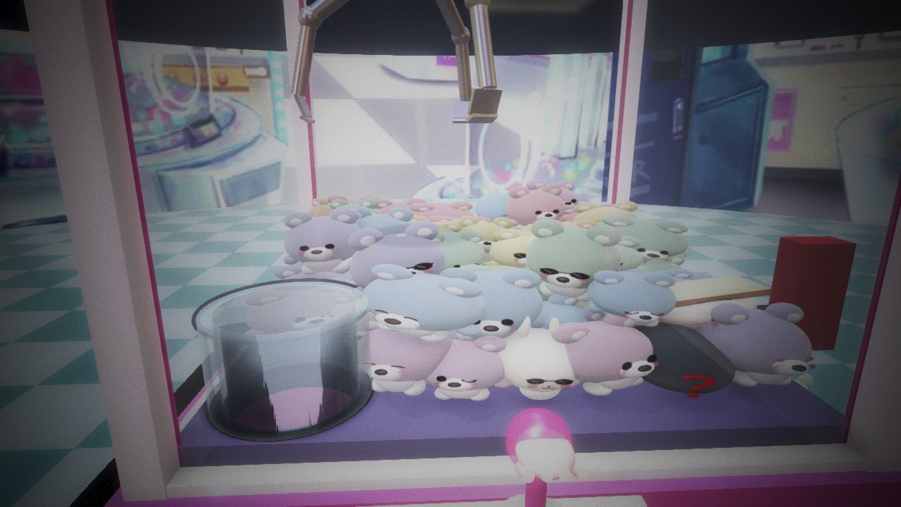 クレーンゲーム筐体の全景